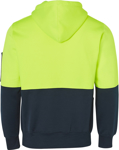 Picture of Australian Industrial Wear -SW38-Unisex Hi-Vis Two Tone Fleecy Hoodie