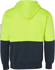 Picture of Australian Industrial Wear -SW38-Unisex Hi-Vis Two Tone Fleecy Hoodie