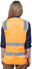 Picture of Australian Industrial Wear -SW40-Unisex Vic Rail Taped Hi Vis Safety Vest