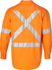 Picture of Australian Industrial Wear -SW56-Men's High Visibility Regular Weight Long Sleeve Drill Shirts
