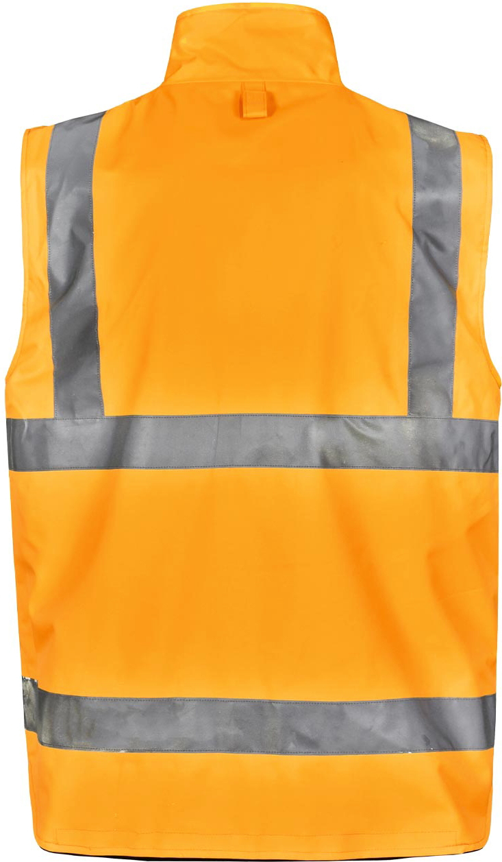 Uniform AustraliaAustralian Industrial Wear SW76Unisex Vic Rail Hi Vis Reversible Safety Vest