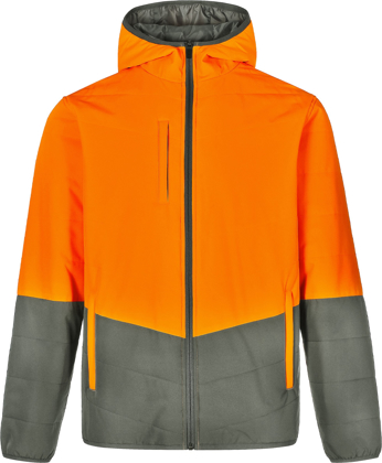 Picture of Australian Industrial Wear -SW80-Unisex Hi Vis Modern Styling Hooded Puffer Jacket