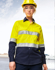 Picture of Australian Industrial Wear -SW82-Unisex Hi Vis Cool-Breeze Safety Long Sleeve Shirt (Generic Tape)