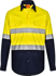 Picture of Australian Industrial Wear -SW82-Unisex Hi Vis Cool-Breeze Safety Long Sleeve Shirt (Generic Tape)