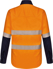 Picture of Australian Industrial Wear -SW83-Unisex Hi Vis Cool-Breeze Safety Long Sleeve Shirt (Segmented Tape)