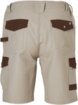 Picture of Australian Industrial Wear -WP23-Mens Stretch Cargo Work Shorts With Design Panel Treatments