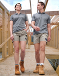 Picture of Australian Industrial Wear -WP29-Unisex Cotton Stretch Drill Cuffed Work Shorts