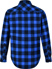 Picture of Australian Industrial Wear -WT11-Unisex Classic Flannel Plaid Long Sleeve Shirt