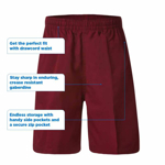 Picture of LW Reid-L4866-Arabanoo Gaberdine Shorts