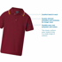 Picture of LW Reid-5220A4-Johnston Classic Twin Stripe Polo (Short Sleeve)