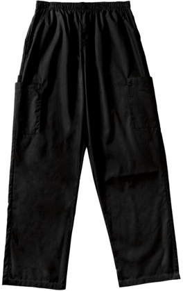 Picture of Bocini Collections - CK1644-NAV-CLR-Mens Scrubs Pants - Black