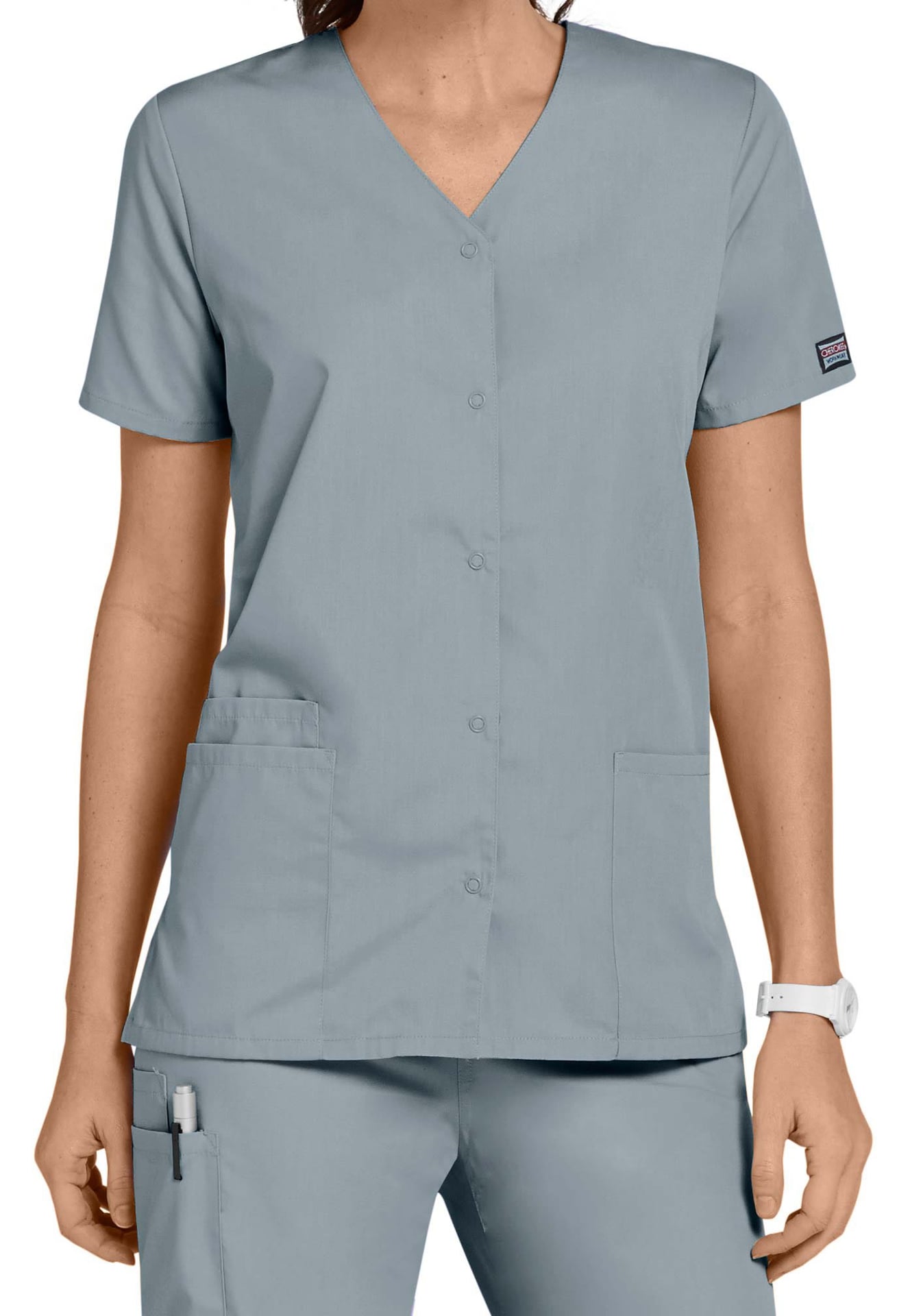 Uniform AustraliaCherokee ScrubsCH4770CLRWomen's Short Sleeve Snap