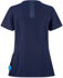 Picture of LSJ Collections 4 Pocket Acti-Vent Scrubs Top (554-PS-NVY)