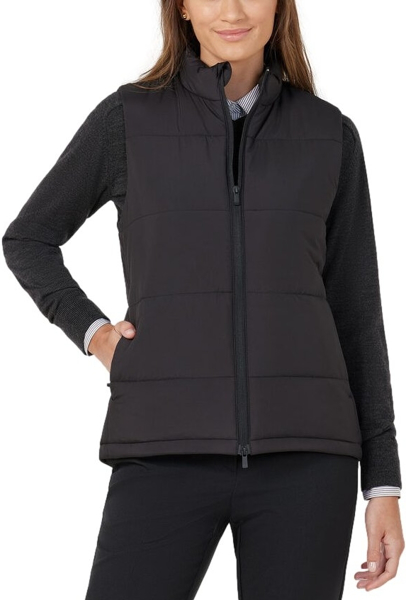 Picture of NNT Uniforms Women's Puffer Vest - Black (CAT74K-BLK)