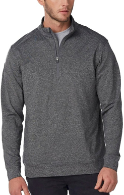 Picture of Winning Spirit Mens Ultimate Half Zip Long Sleeve Sweat Top (FL25)