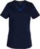 Picture of Winning Spirit Ladies V-neck Contrast Trim Scrub Top (M7660)