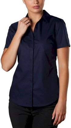 Picture of Winning Spirit Ladies Barkley Taped Seam Short Sleeve Shirt (M8110S)