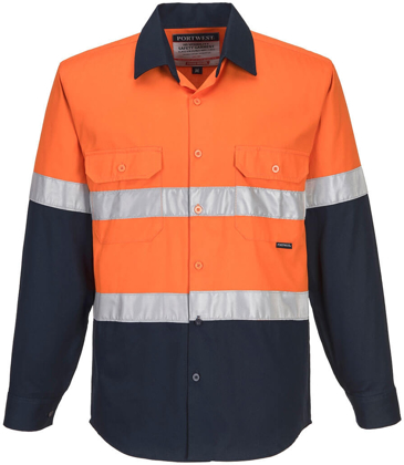 Picture of Prime Mover Workwear Industrial Long Sleeve D/N Shirt (MA803)