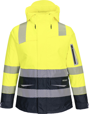 Picture of Prime Mover Workwear Huski Hi-Vis Men's Shell Jacket (K8202)