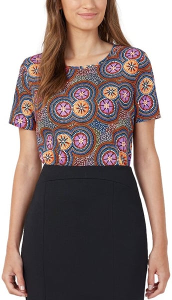 Picture of NNT Uniforms Women's Bush Tucker Blouse - Print (CATUSV-BTC)