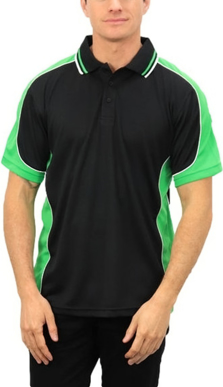 Picture of Be Seen Uniform-BSP15-Men's  Cooldry Micromesh Polo