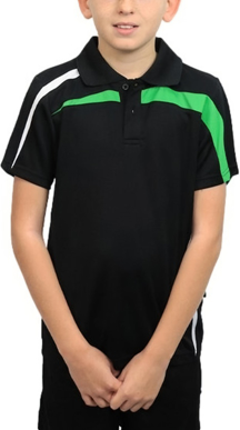 Picture of Be Seen Kids Cooldry Micromesh Short Sleeve Polo (BSP2014K)