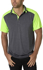 Picture of Be seen-BKP401--Men's Charcoal Heather Soft Touch Polo