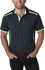 Picture of Be seen-BKP500-Men's Polo With Contrast Shoulder Panel