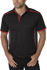 Picture of Be seen-BKP500-Men's Polo With Contrast Shoulder Panel