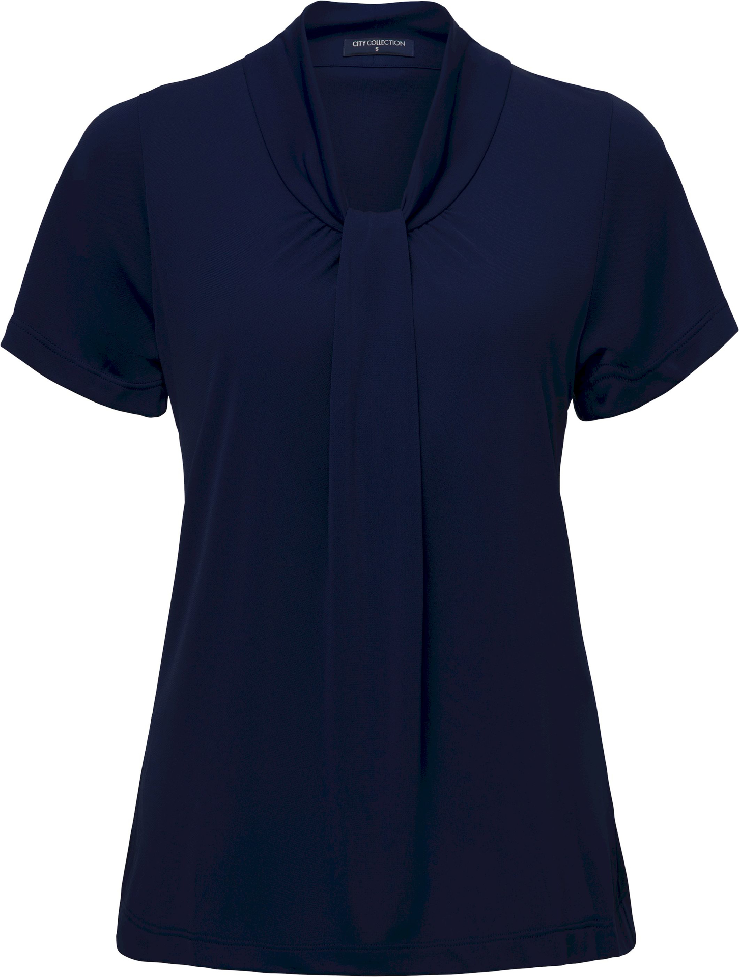 City Collection Pippa Knit Short Sleeve Blouse (2222) | Scrubs ...