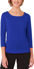 Picture of City Collection Smart Knit 3/4 Sleeve Blouse (2290)