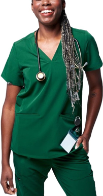 Picture of Dr.Woof Scrubs Women's 3-Pocket Scrub Top (WT-001)