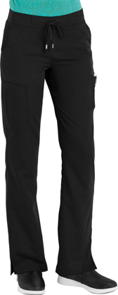Picture of Grey's Anatomy Womens Destination 6 Pocket Cargo Pants Black Size 3XL (GR-4277)