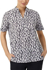 Picture of NNT Uniforms Antibacterial Petal Print Short Sleeve Tunic - Grey (CATUHU-GYT)