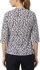 Picture of NNT Uniforms Antibacterial Petal Print 3/4 Sleeve Top - Grey (CATUFN-GYT)