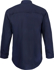 Picture of NCC Apparel Mens Lightweight Long Sleeve Vented Cotton Drill Shirt (WS4011)