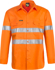 Picture of NCC Apparel Mens Lightweight Hi Vis Long Sleeve Vented Cotton Drill Shirt With CSR Reflective Tape (WS4131)