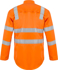 Picture of NCC Apparel Mens Lightweight Hi Vis Vented Cotton Drill Shirt With Semi Gusset And Shoulder Pattern CSR Reflective Tape (WS6011)