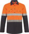 Picture of NCC Apparel Mens Lightweight Hi Vis Two Tone Half Placket Vented Cotton Drill Shirt With Semi Gusset Sleeves And CSR Reflective Tape (WS6032)