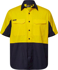 Picture of NCC Apparel Mens Hi Vis Short Sleeve Vented Rip Stop Shirt (WS6067)