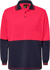 Picture of NCC Apparel Mens Hi Vis Two Tone Long Sleeve Micromesh Polo With Pocket (WSP202)