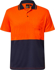 Picture of NCC Apparel Mens Hi Vis Two Tone Short Sleeve Micromesh Polo With Pocket (WSP208)