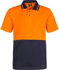 Picture of NCC Apparel Mens Hi Vis Two Tone Short Sleeve Cotton Back Polo With Pocket (WSP401)