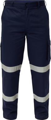 Picture of NCC Apparel Mens Reflective Mid Weight Cargo Cotton Drill Trouser (WP4015)