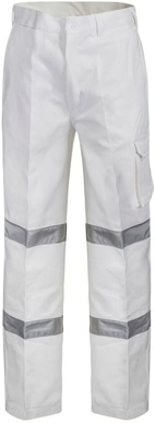 Picture of NCC Apparel Mens Modern Fit Cotton Drill Cargo Trouser With CSR Reflective Tape (WP3223)