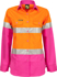 Picture of NCC Apparel Womens Lightweight Hi Vis Long Sleeve Vented Reflective Cotton Drill Shirt (WSL501)