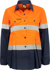 Picture of NCC Apparel Maternity Lightweight Hi Vis Long Sleeve Vented Reflective Cotton Drill Shirt (WSL601)