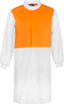 Picture of NCC Apparel Unisex Hi Vis Long Sleeve Food Industry Long Length Dustcoat With Mandarin Collar (WJ3194)