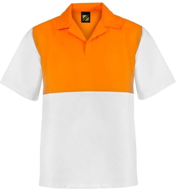 Picture of NCC Apparel Mens Hi Vis Short Sleeve Food Industry Jacshirt (WS3008)