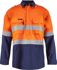 Picture of NCC Apparel Mens Torrent HRC2 Hi Vis Two Tone Close Front Shirt With Gusset Sleeves And FR Reflective Tape (FSV015A)